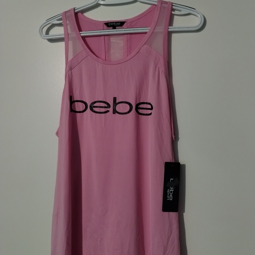 Bebe Pink Sleeveless Top